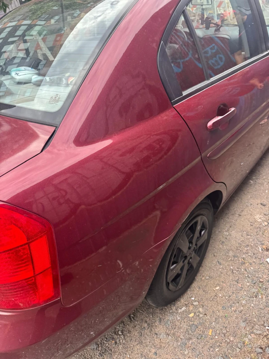 Red Hyundai Sedan - photo 5