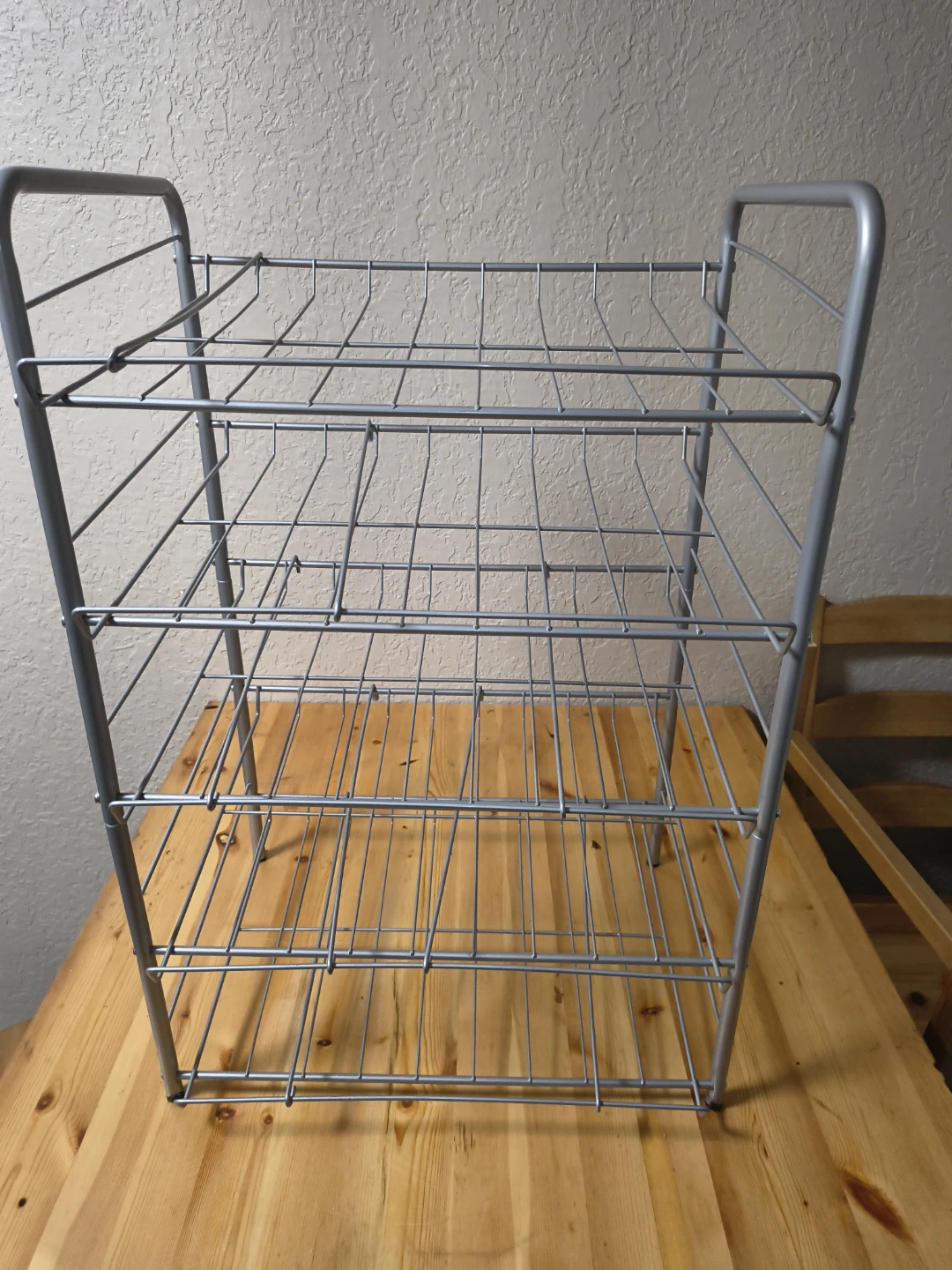 Silver 4-Tier Wire Shelving Unit - photo 3