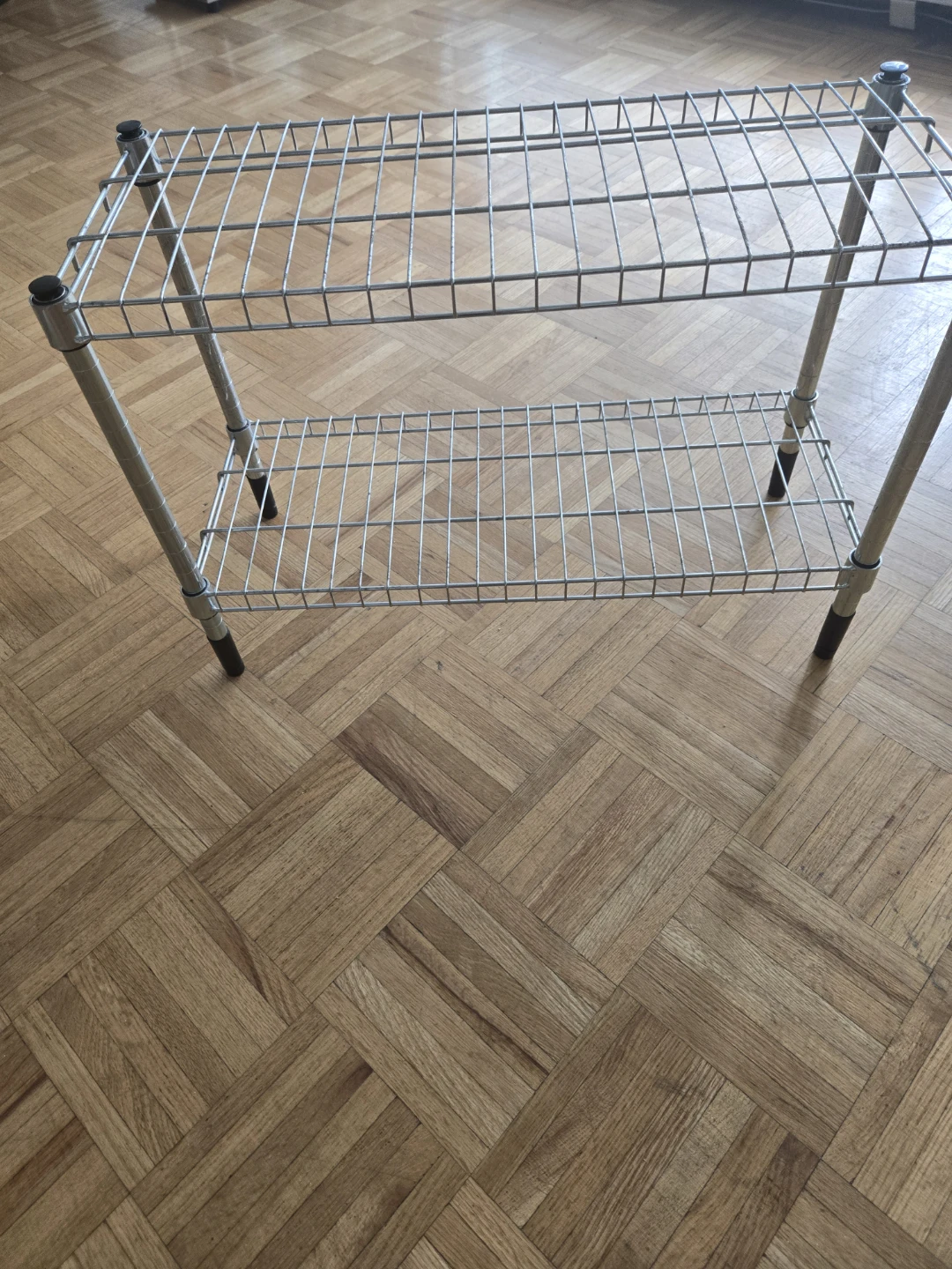 Wire Shelving Unit - 2 Tier Metal Rack