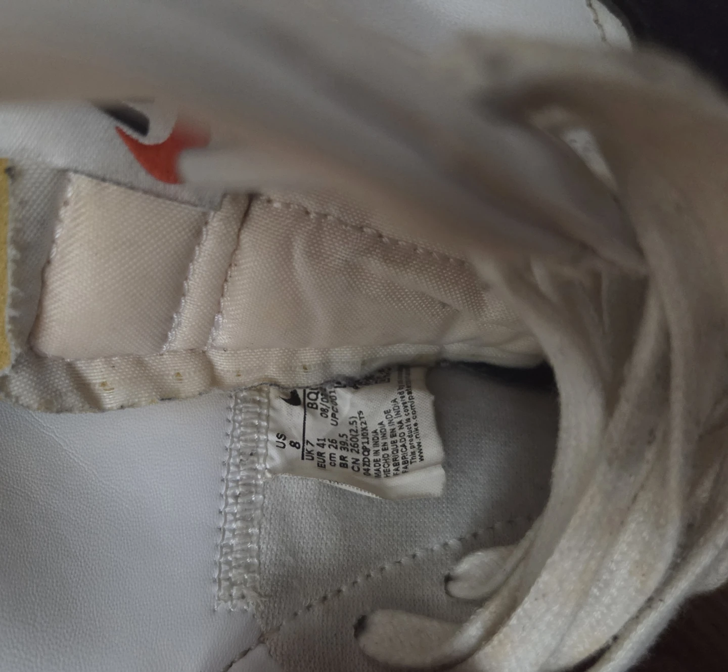 Nike Blazer Mid '77 Vintage White Black High Top Sneakers - photo 3