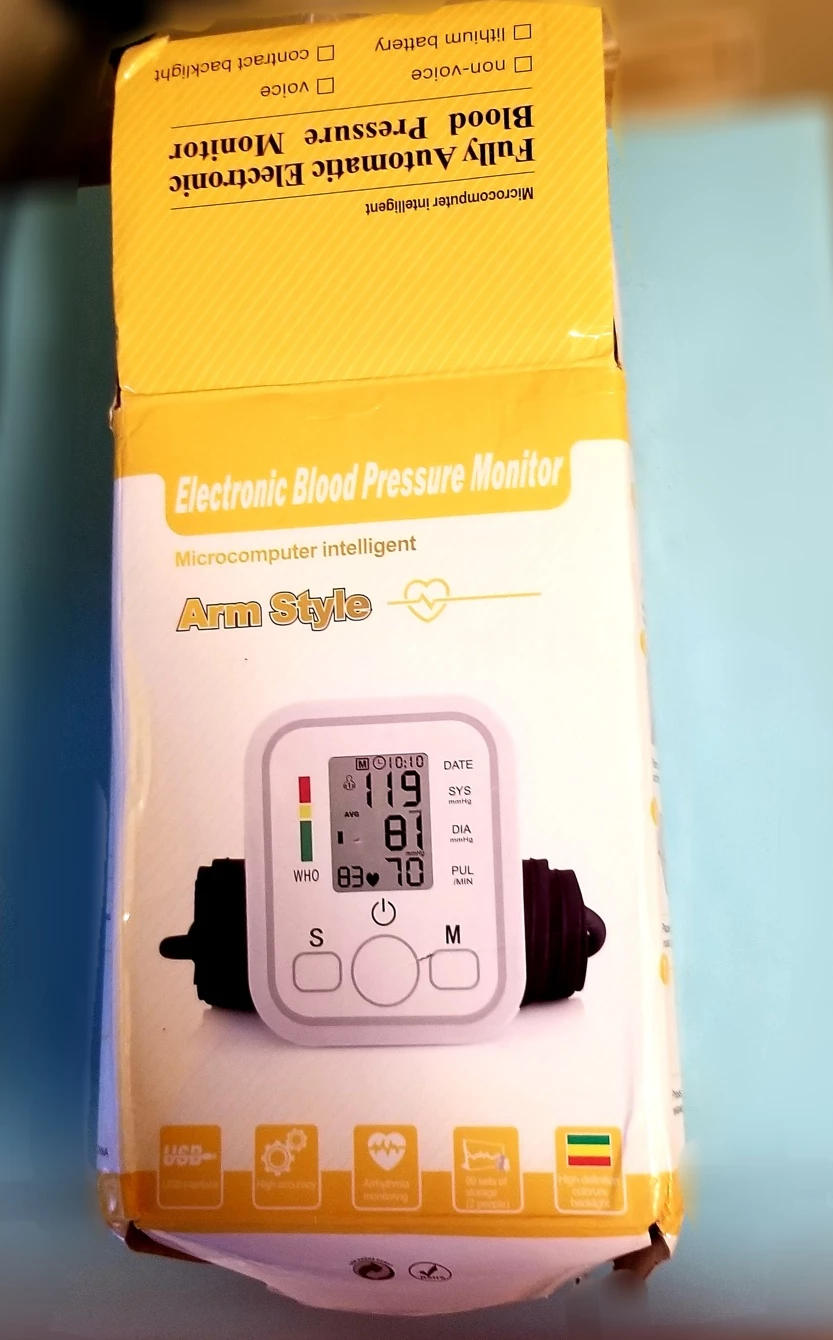 NEW Electronic Blood Pressure Monitor - Arm Style ⚽ - photo 2