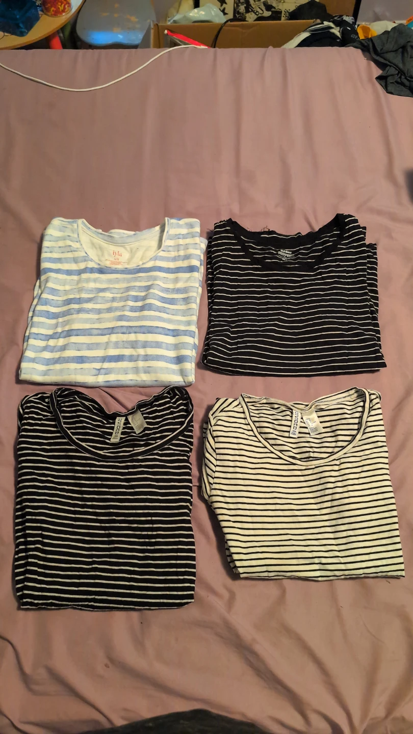 Bundle of 4 Striped T-Shirts