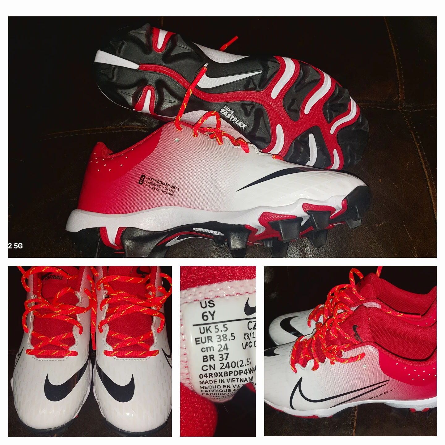 Nike Hyperdiamond 4 Fastflex Youth Cleats⚽