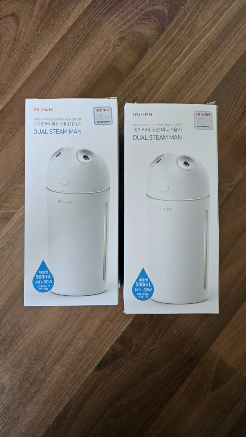 iRiver Mini Humidifier Dual Steam Man