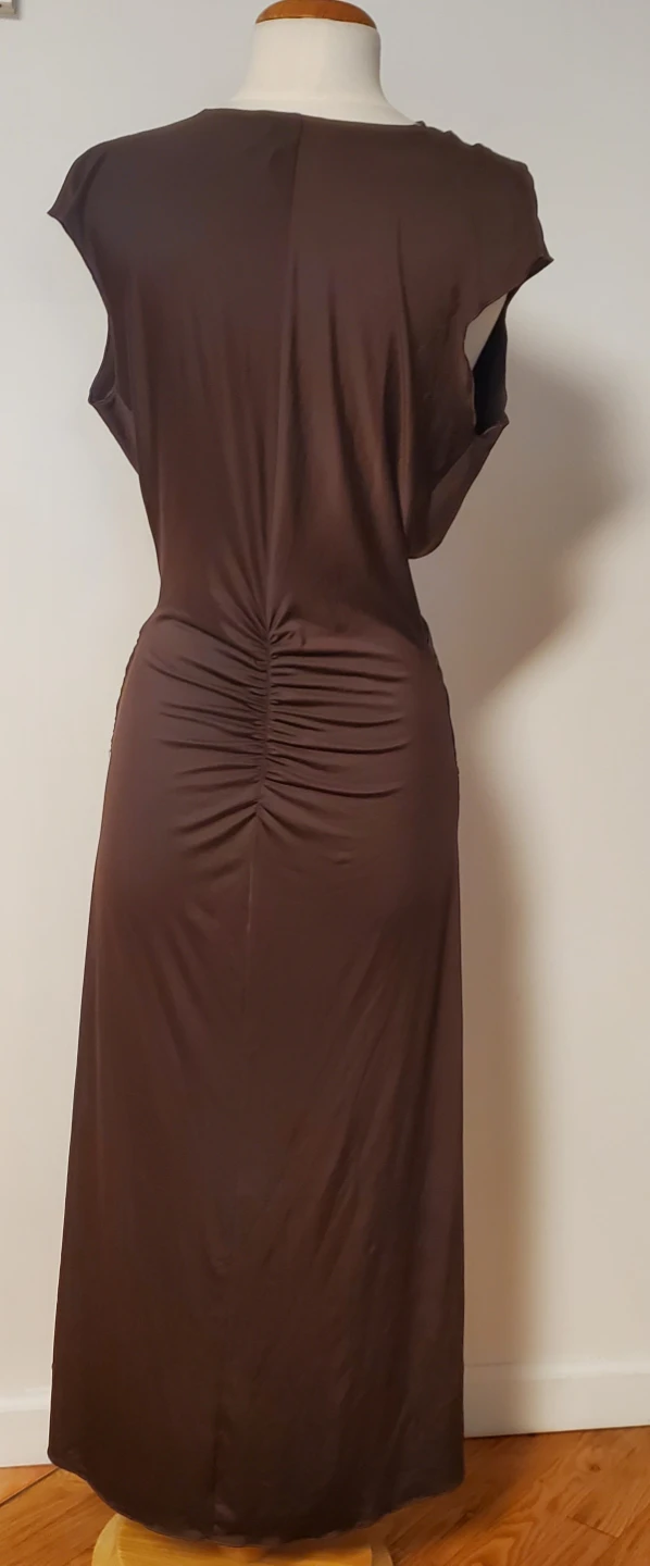 Bisou Bisou Draped Ruched Jersey Dress with O Ring detail - photo 2