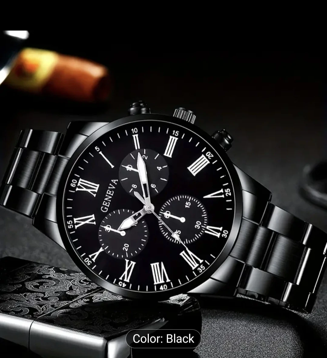 FATHER'S DAY SALE Black Men's Watch