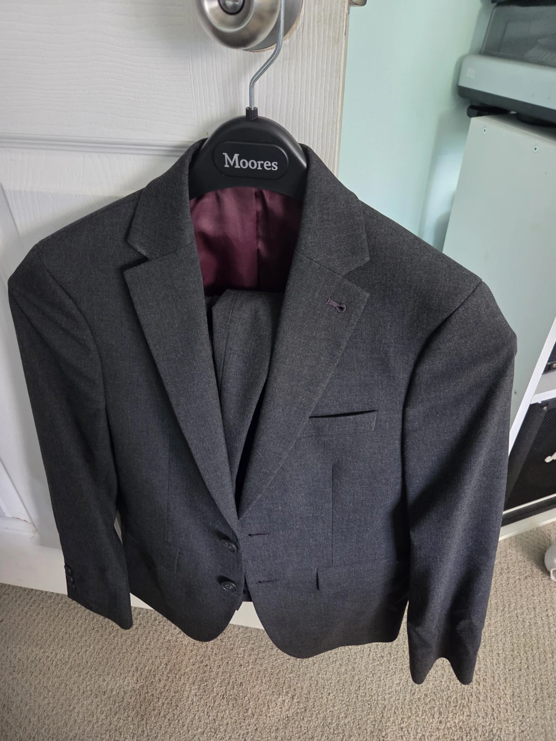 Moores Boys Charcoal Suit - photo 5