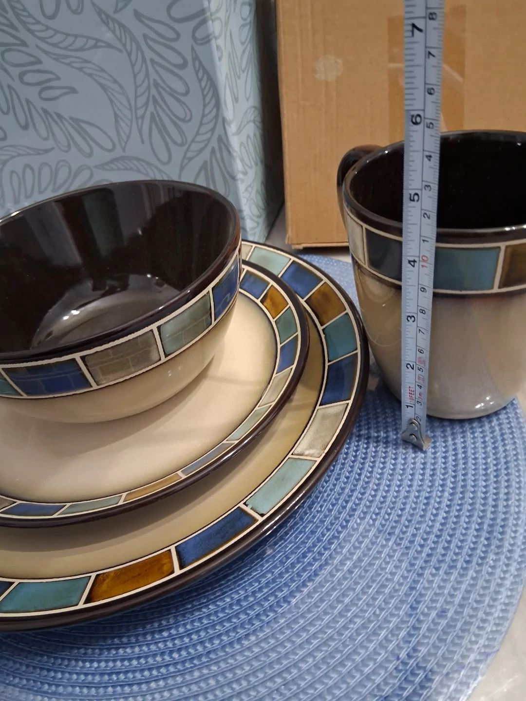 Ceramic Dinnerware Set - Plate, Bowl, Mug - photo 2