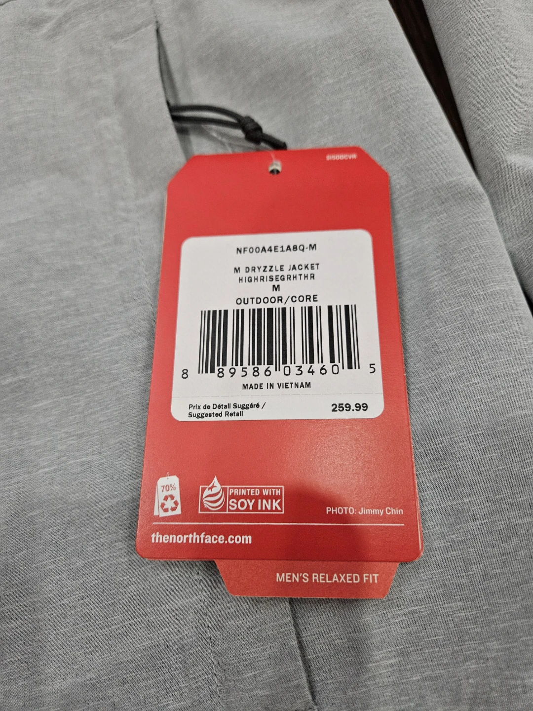 The North Face Men's Dryzzle Jacket. Size Medium - photo 4