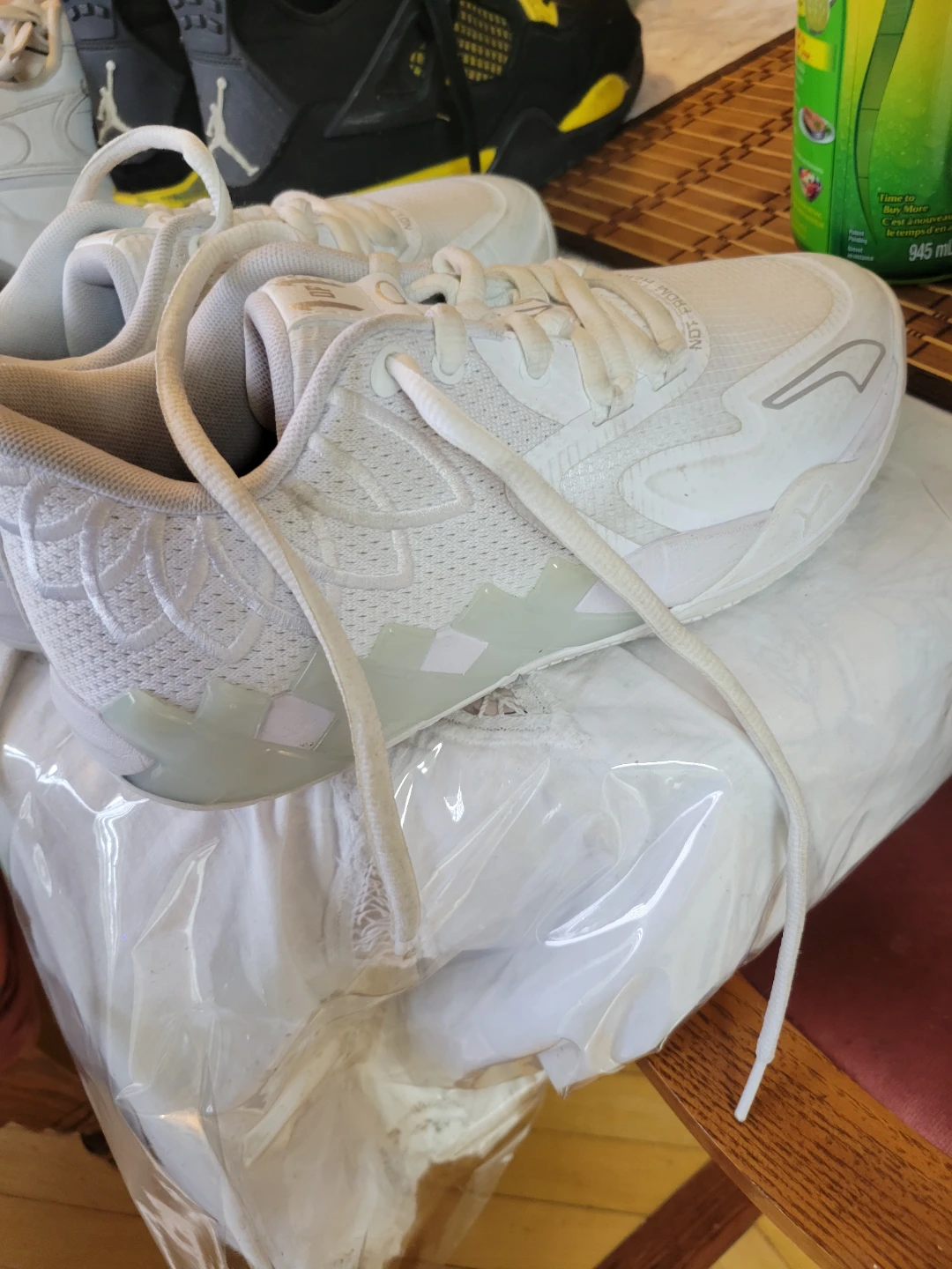 White puma Melo brandnew in box 10.5