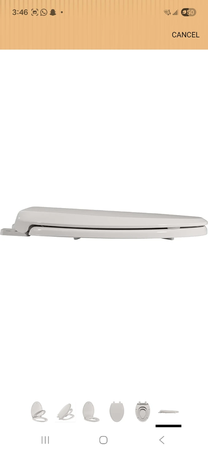 White Toilet Seat with Built-in Toddler Seat - photo 5