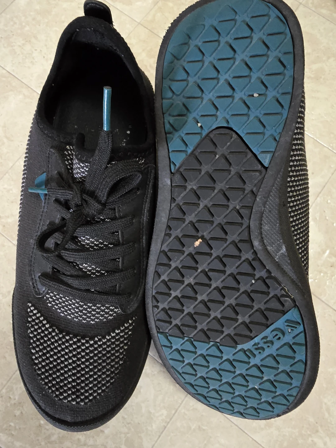 Vessi Black Knit Shoes - photo 4