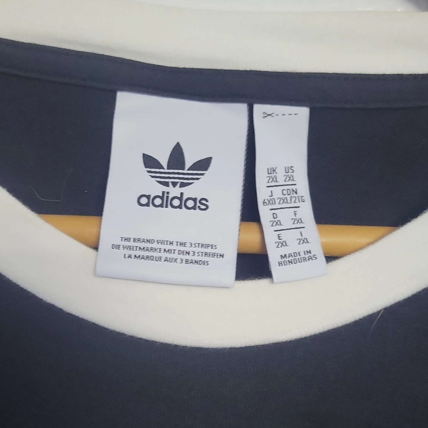 Adidas Long Sleeve T-Shirt Black White 2XL - photo 5