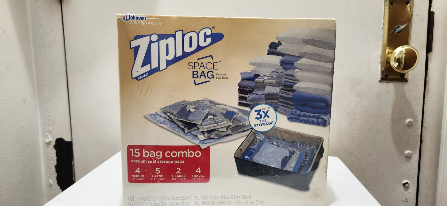 Ziploc Space Bag 15 Bag Combo Vacuum Seal Storage Bags