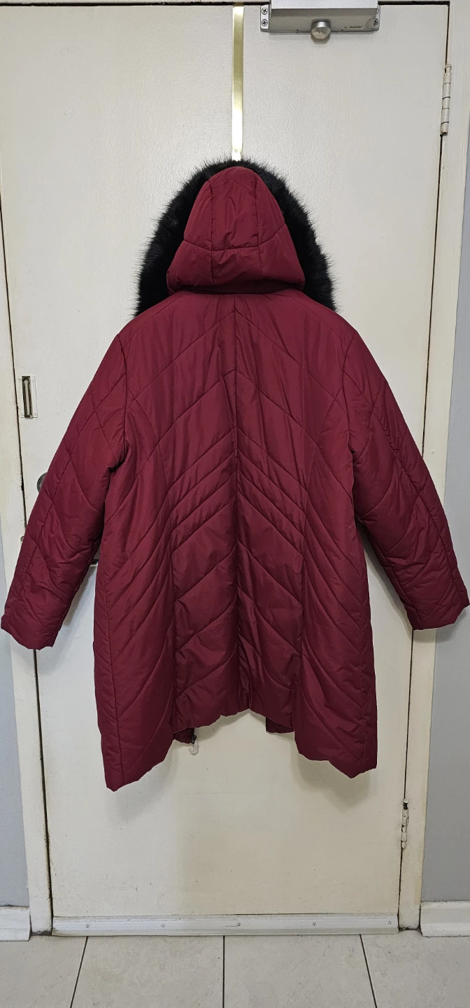 Guillaume Quilted Puffer Coat with Faux Fur Trim
