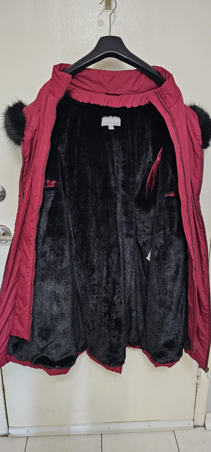 Guillaume Quilted Puffer Coat with Faux Fur Trim - photo 2