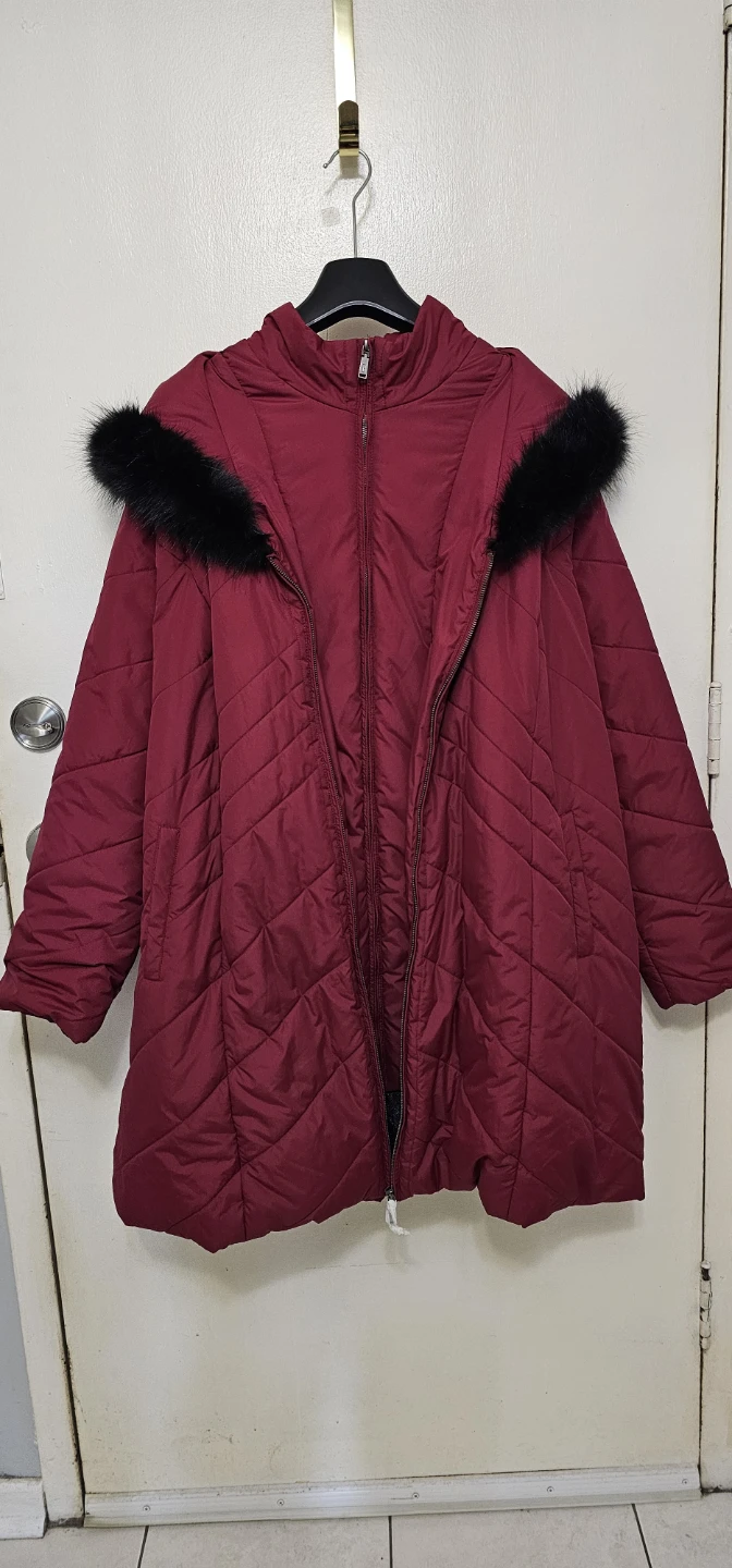 Guillaume Quilted Puffer Coat with Faux Fur Trim - photo 5