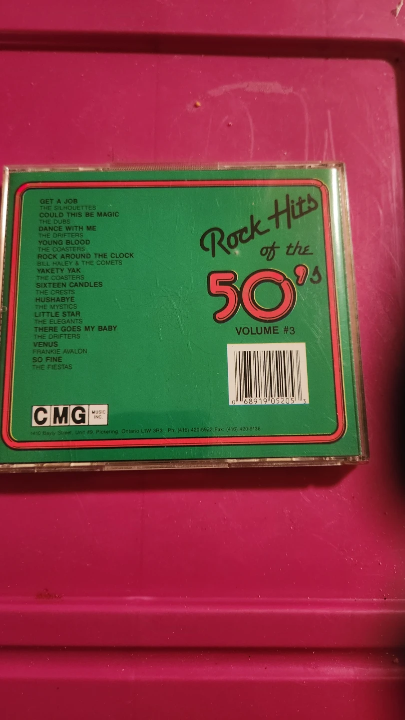 ⚽ Rock Hits of the 50's Volume 3 CD - photo 2