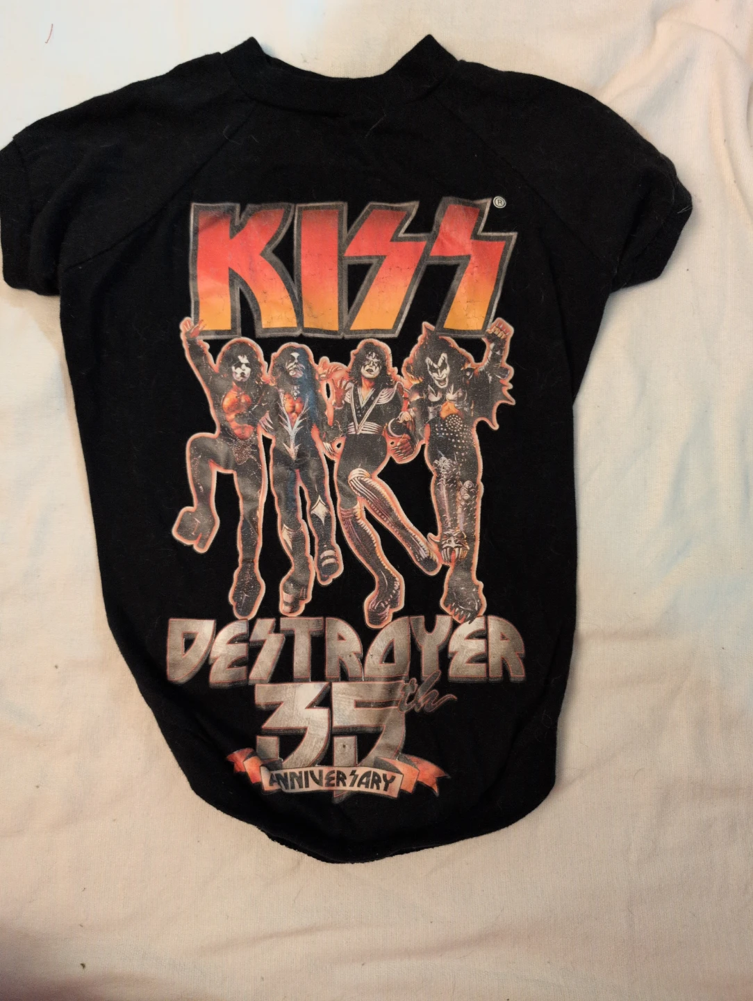 KISS Destroyer 35th Anniversary Pet T-Shirt