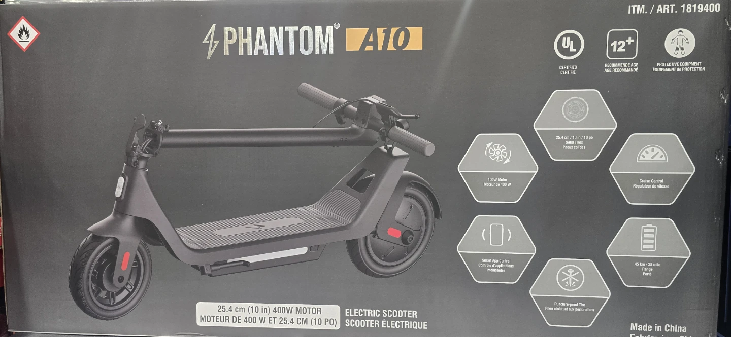Brand new Phantom A10 Electric Scooter