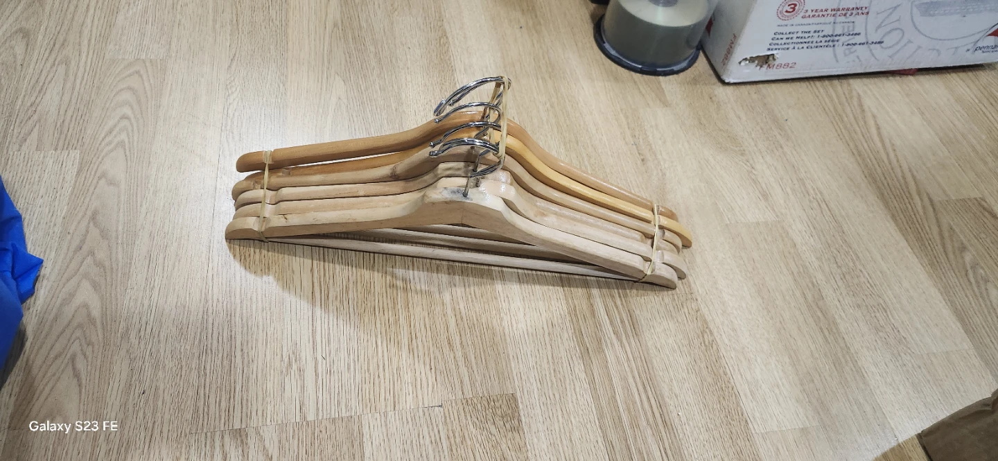 Wooden Hangers - Set of 6