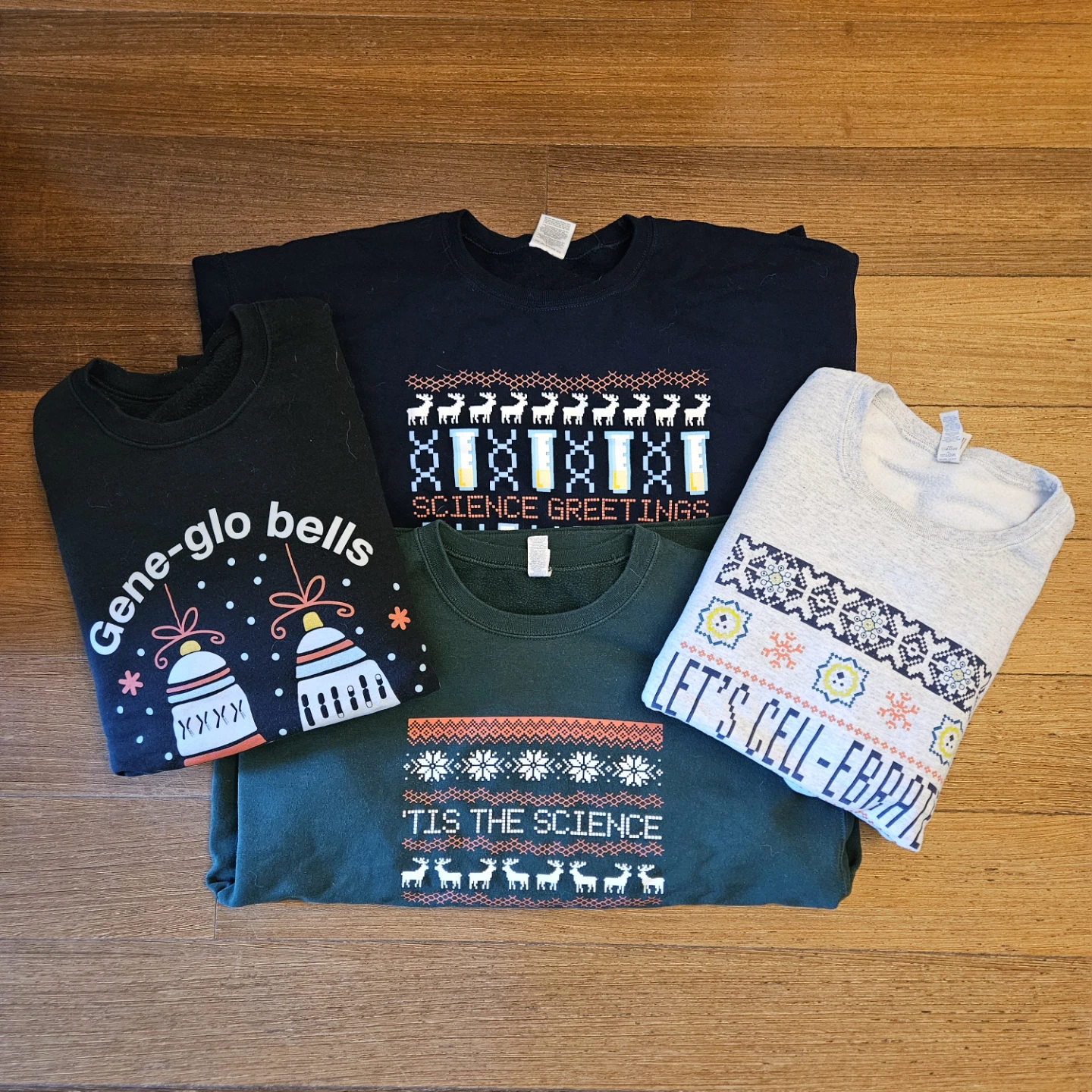 Science-themed Crewneck Sweaters