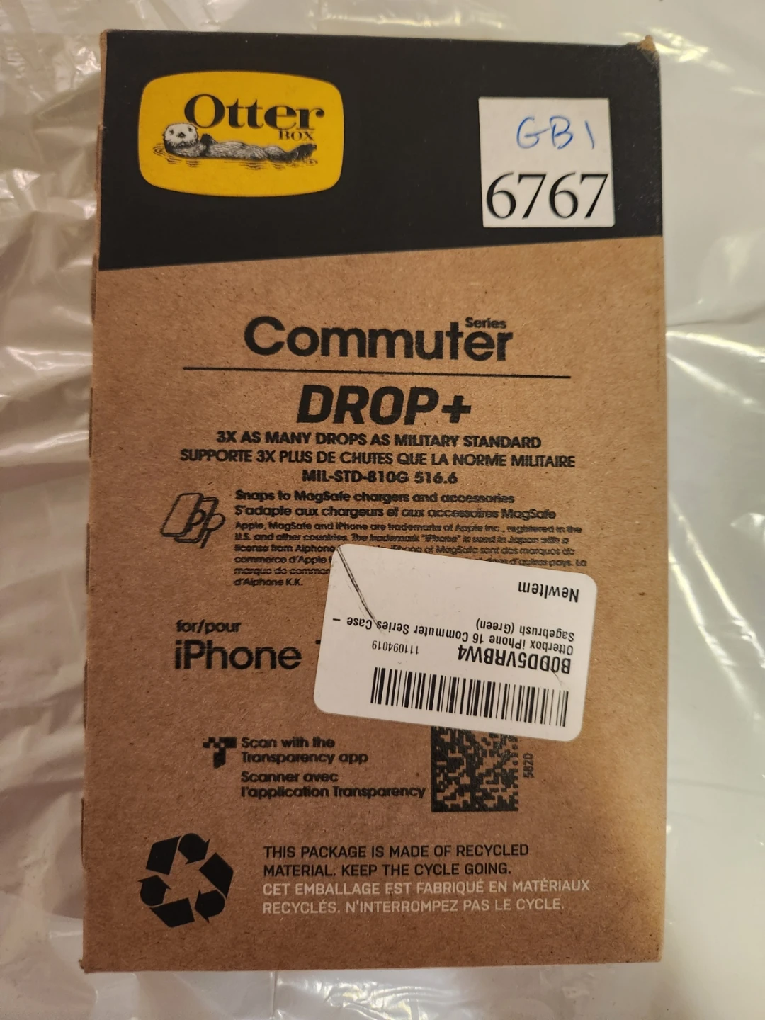 Green Otterbox IPhone 16 phone case - photo 2