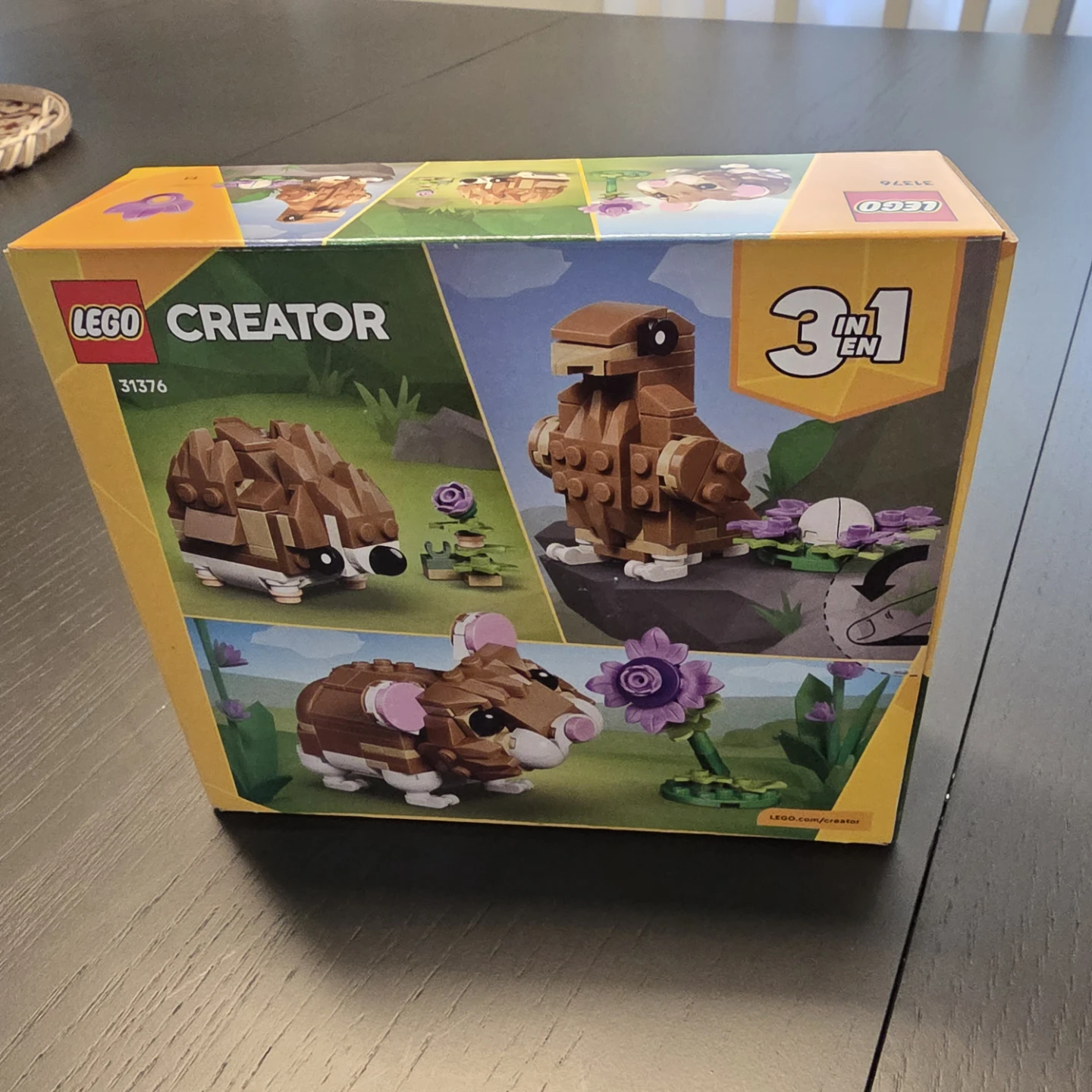 LEGO Creator 31376 Cute Hamster with a Flower 3-in-1 Set - photo 2