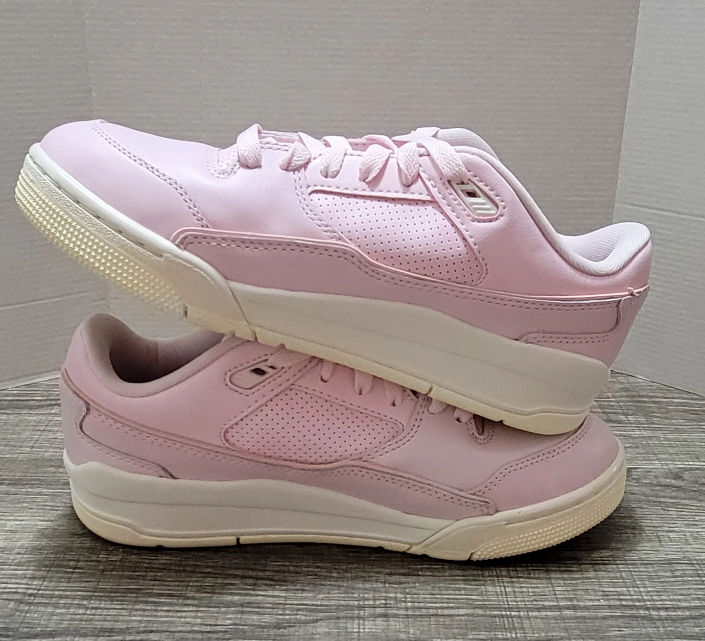 Jordan Pink Leather Sneakers Size 7Y - photo 5