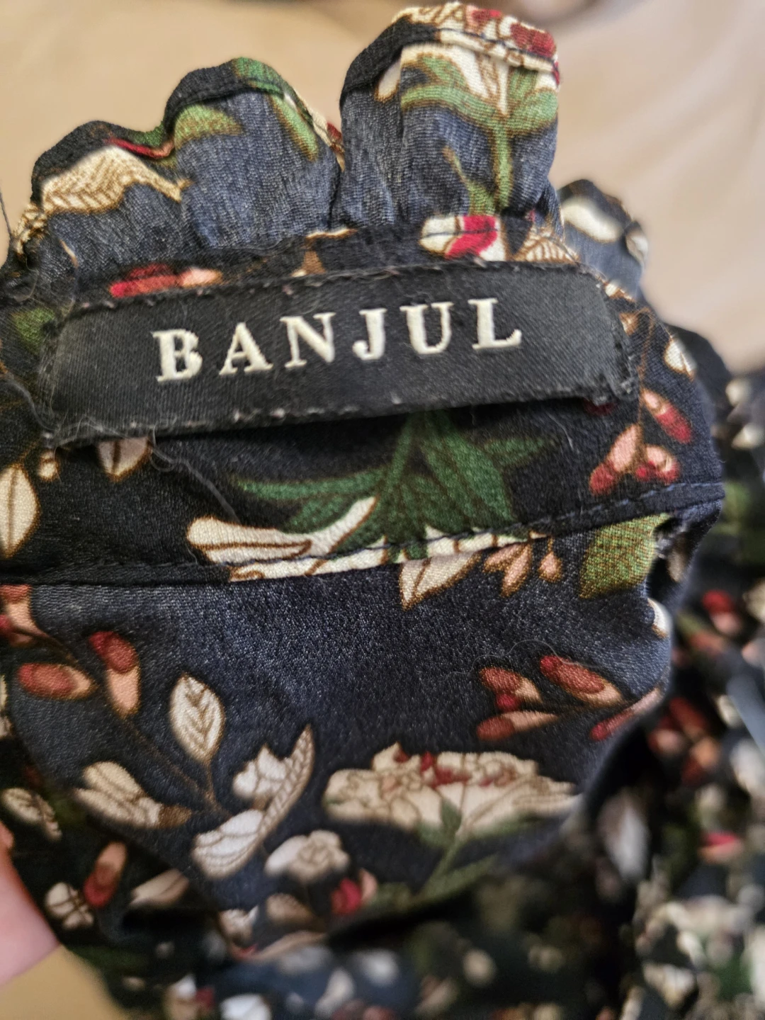 Banjul Floral Long Sleeve Ruffle Dress - photo 3