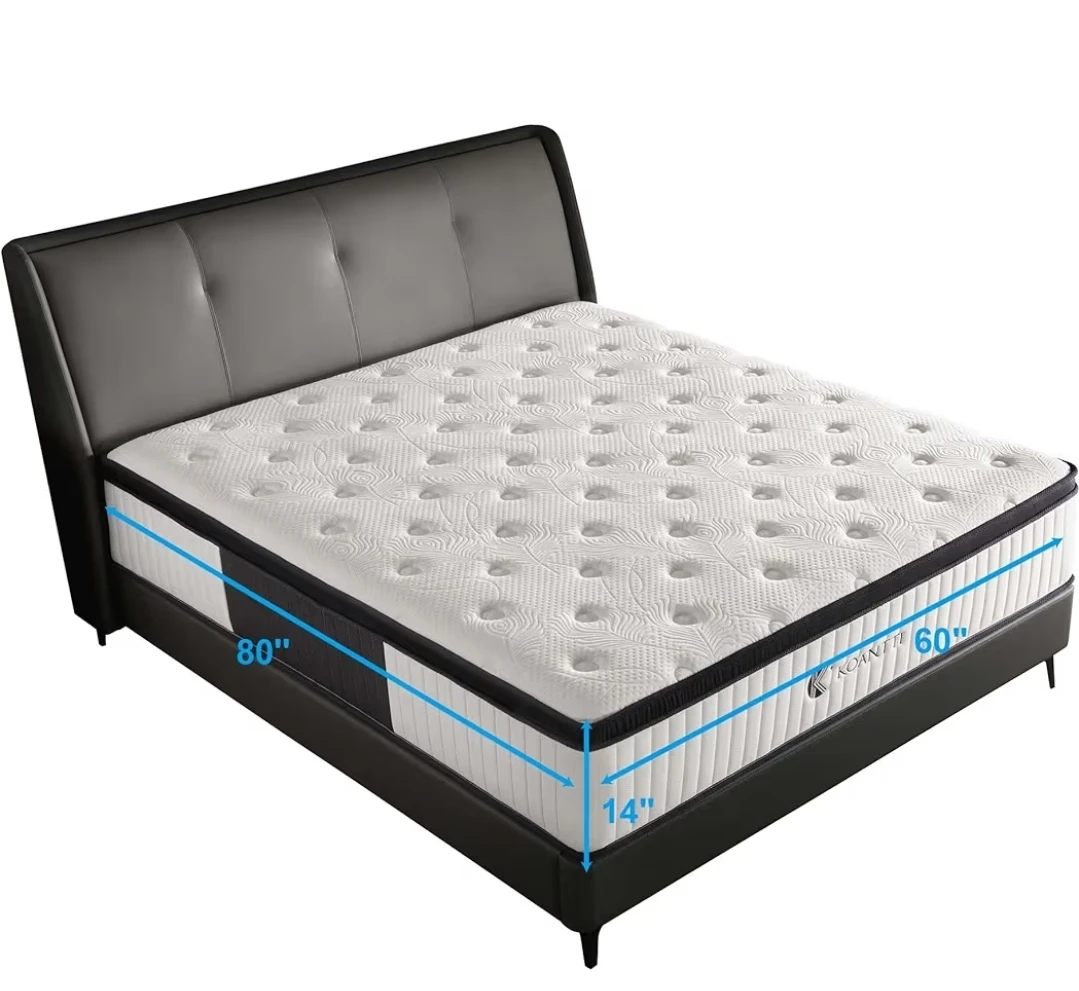 KOANTAI Queen Mattress 80" x 60" x 14"