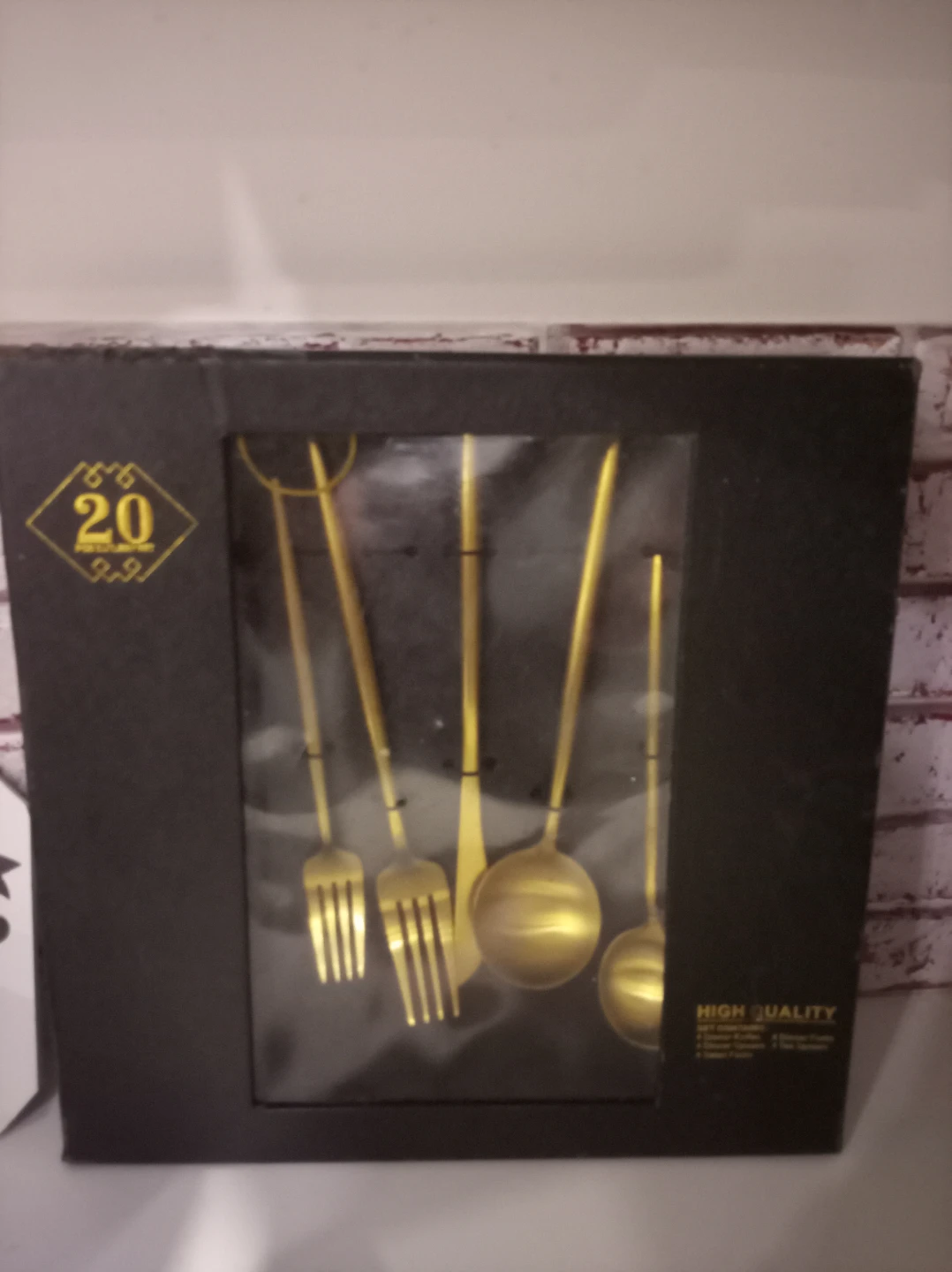 Gold 20 Piece Cutlery Set - photo 2