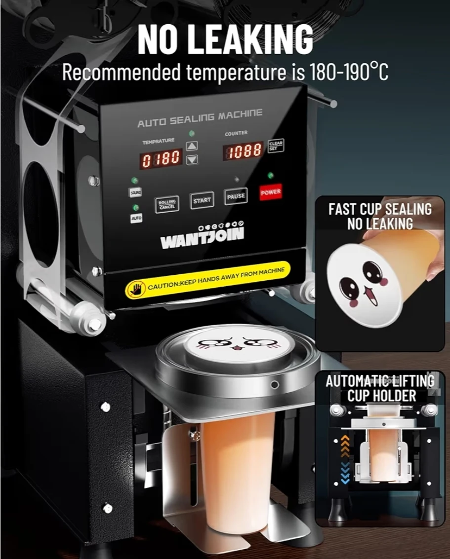 WantJoin Fully Automatic Cup Sealing Machine - photo 5