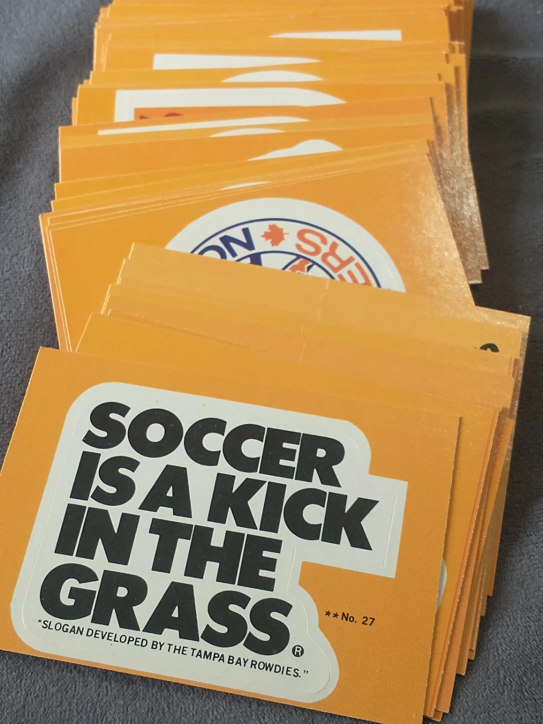 1979 NASL Soccer Stickers Collection, Lot of 55