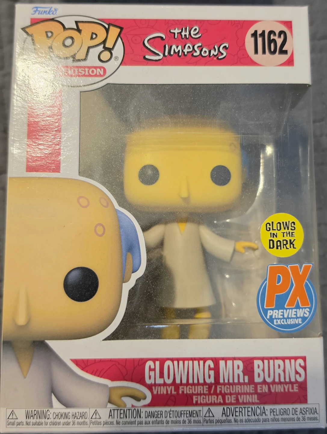 Funko Pop! The Simpsons Glowing Mr. Burns #1162 Vinyl Figure