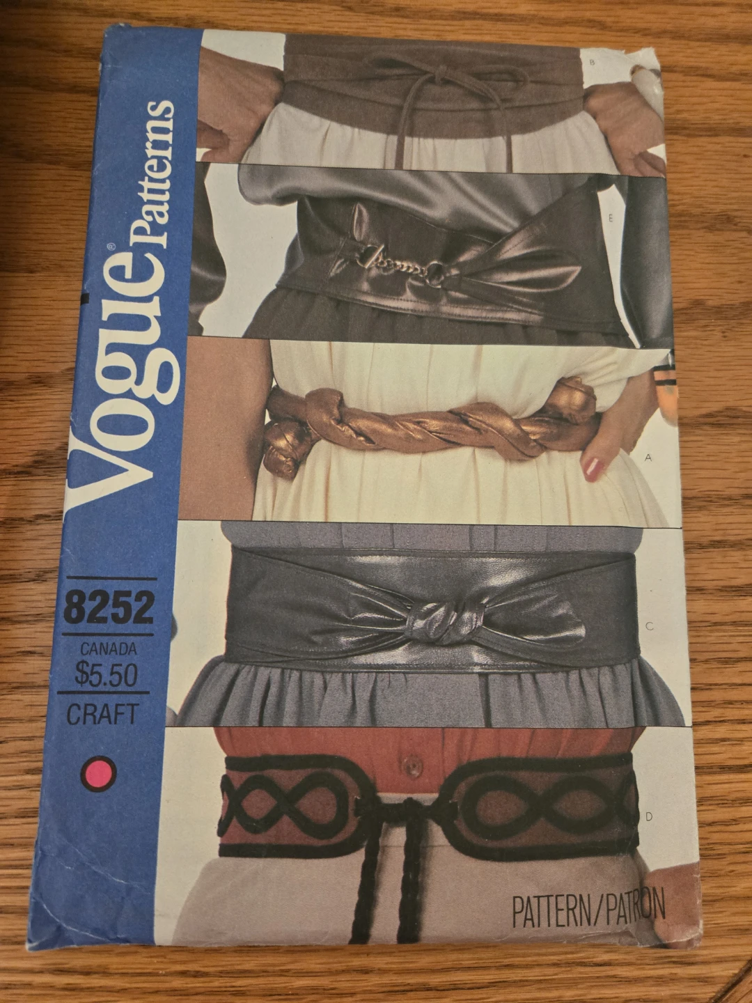 Vogue belts pattern