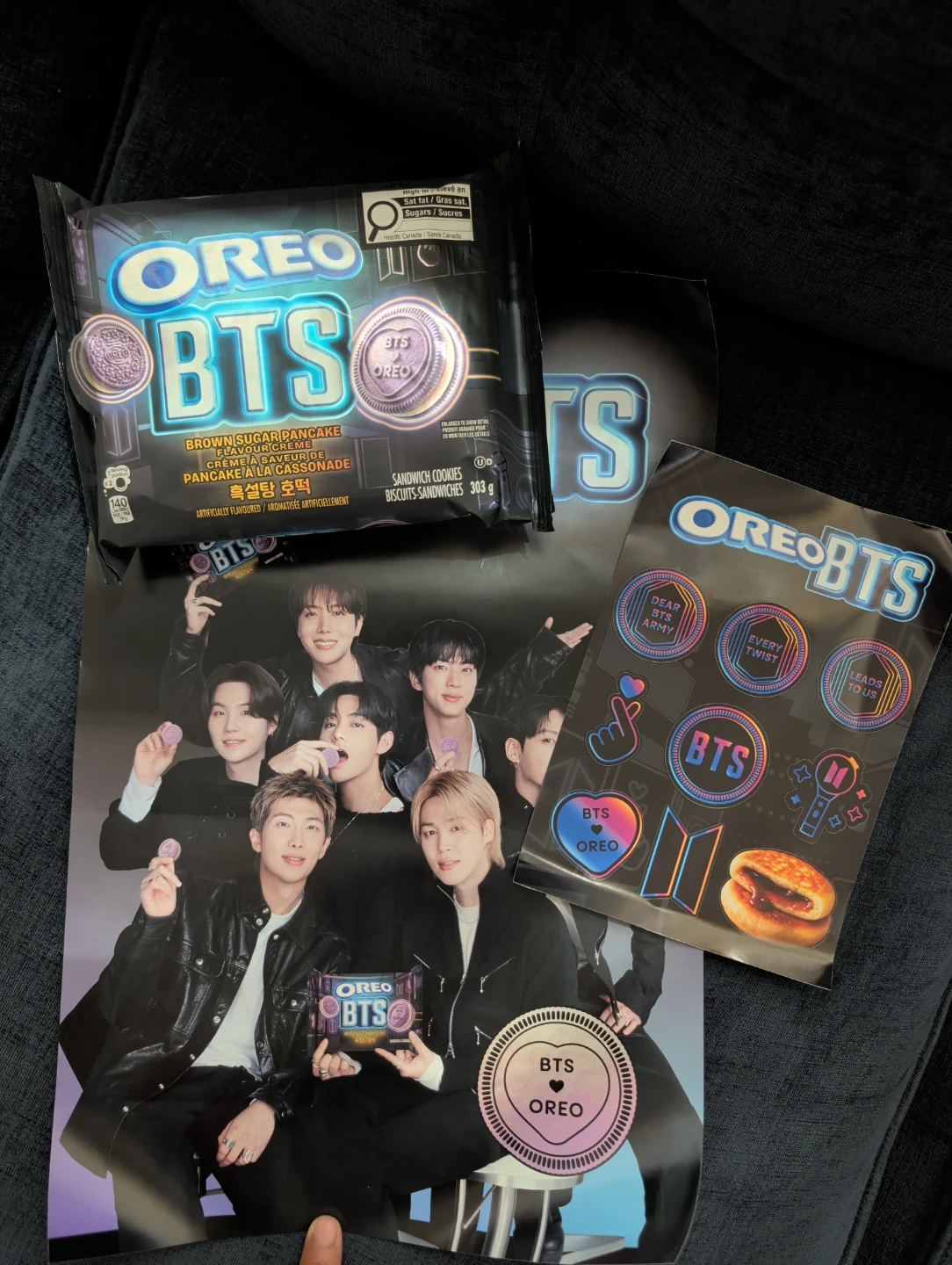 Oreo BTS Cookies + Poster and Stickers