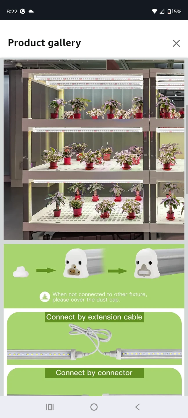 GYTF T5 LED Grow Light - White Full Spectrum Plant Light - photo 2