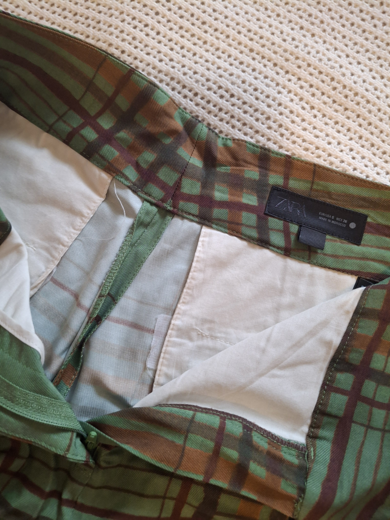 Zara Plaid Wide-Leg Pants - photo 5