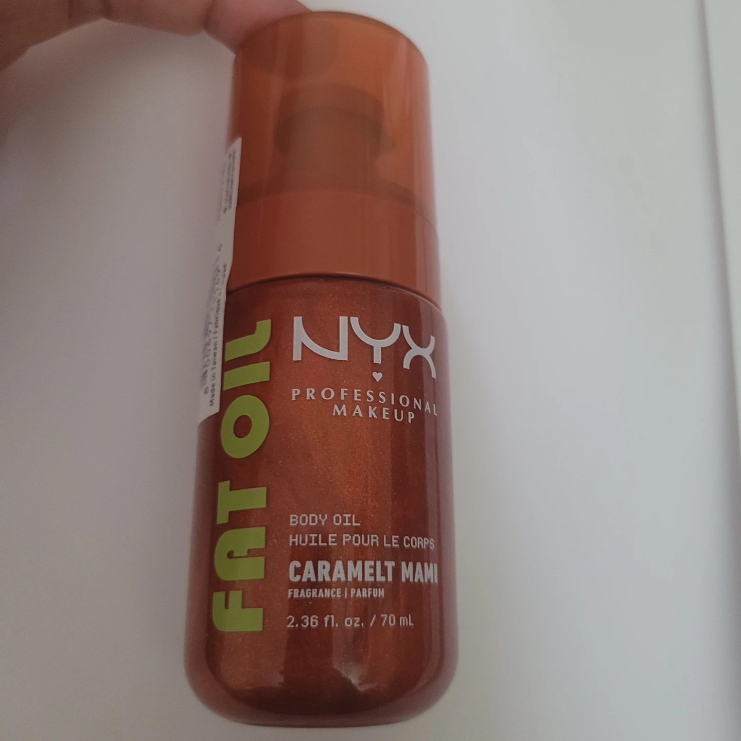NYX Professional Makeup Fat Oil Body Oil - Caramel Shimmer 70ml