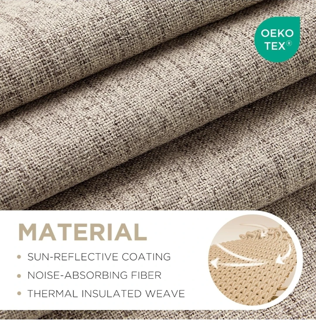 Thermal Insulated Blackout Curtains - photo 3