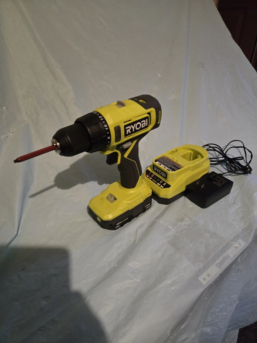 RYOBI PCL206 18V Cordless Drill With Battery & Charger