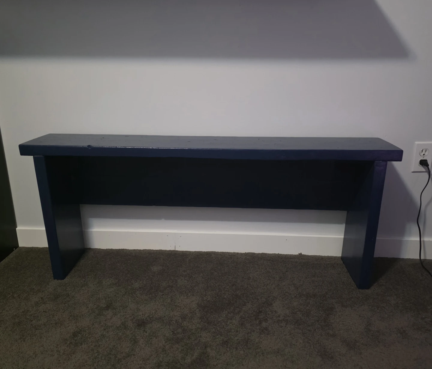 Dark Blue Bench