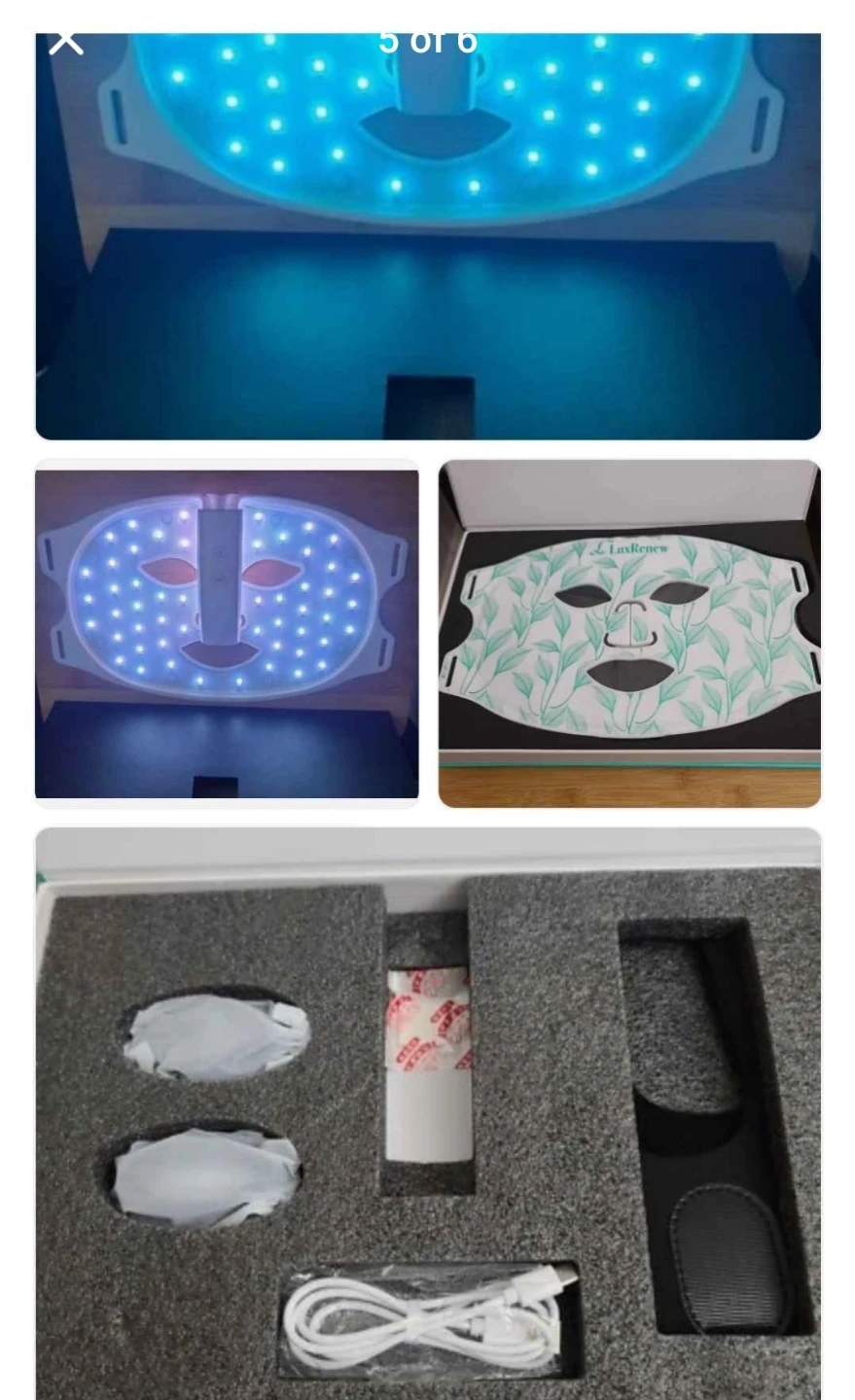LuxRenew Contour Face LED Mask - photo 5