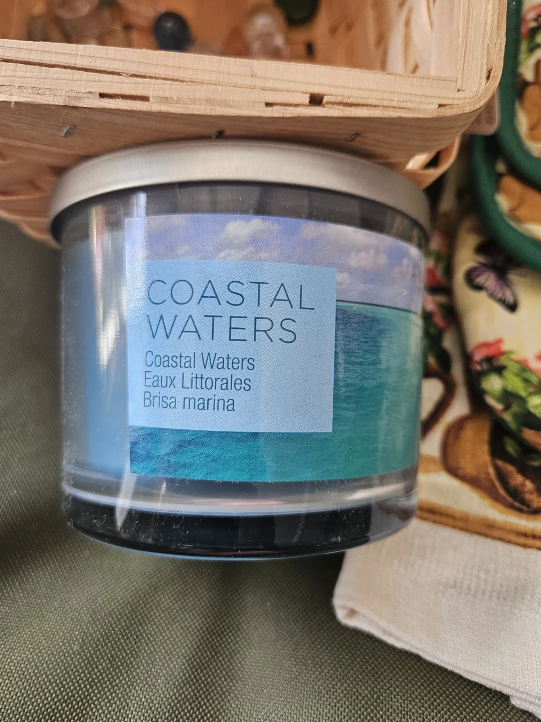 Avon Coastal Waters Candle & Kitchen Set Gift Basket - photo 2