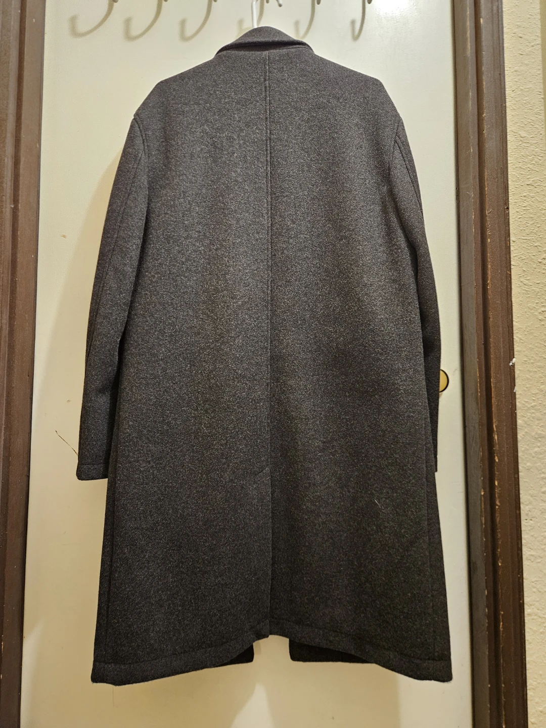 ZARA Men's Wool Blend Overcoat Size L - photo 4