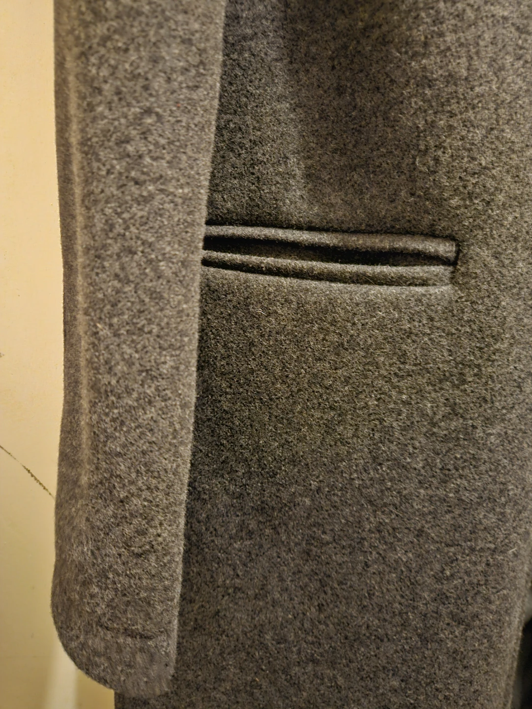 ZARA Men's Wool Blend Overcoat Size L - photo 5