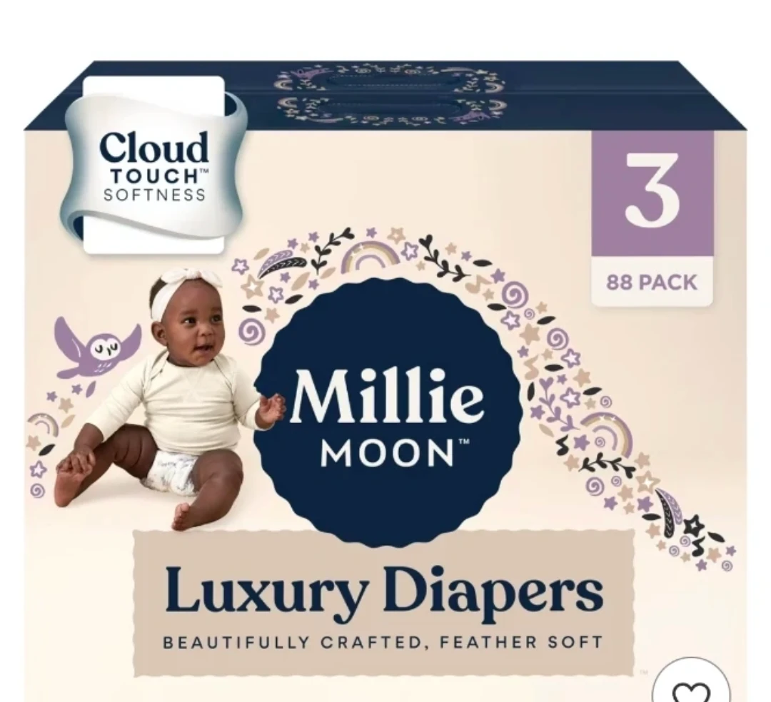 Millie Moon Luxury Diapers Size 3 - 88 Pack