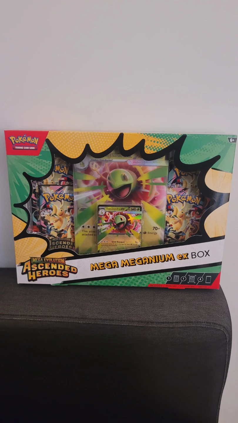 Pokemon TCG Ascended Heroes Mega Meganium EX Box