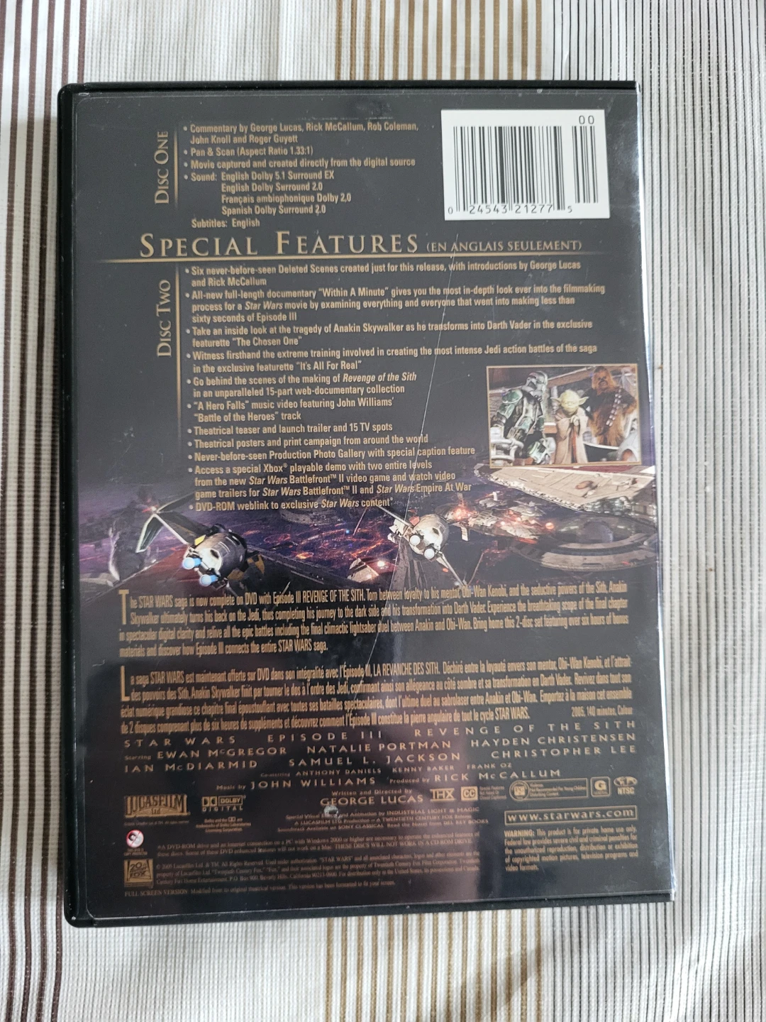 Star Wars DVDs - Attack of the Clones & Revenge of the Sith - photo 4